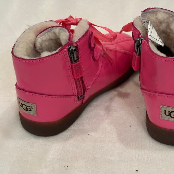 UGG Payten Stars Boots Toddler sz 10 Pink Winter Boots Snow Boots - Picture 5 of 8